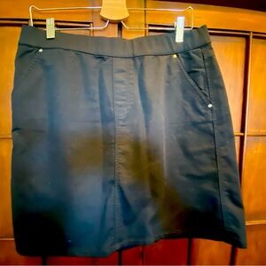 Black stretchy Skort